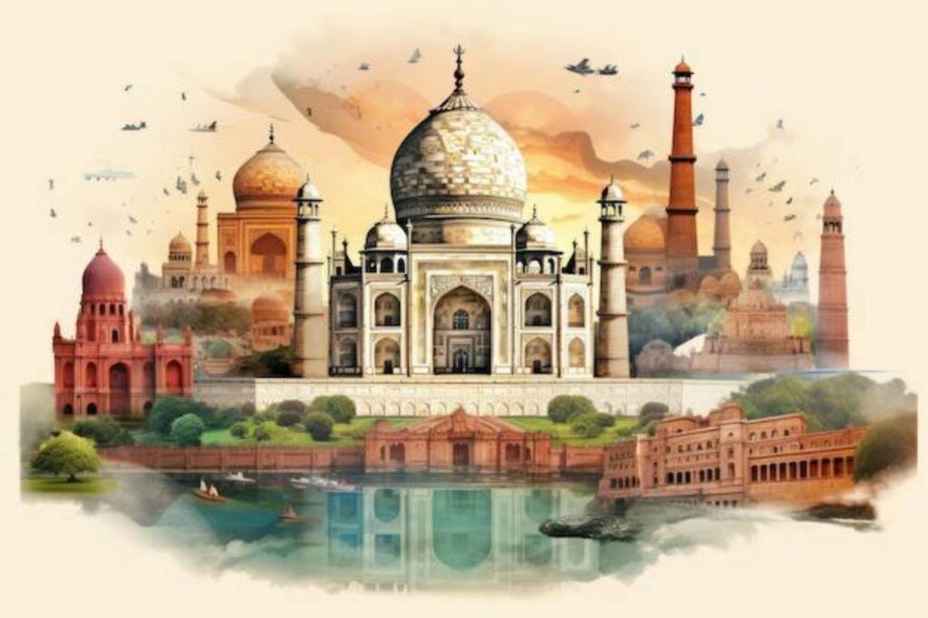Heritage of India Taj Mahal in Agra