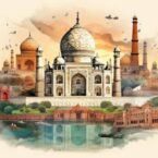 Heritage of India Taj Mahal in Agra