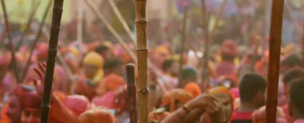 Lathmar Holi in Mathura , Most Popular Holi in india