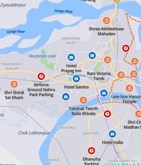 mahakumbh mela map app 2025