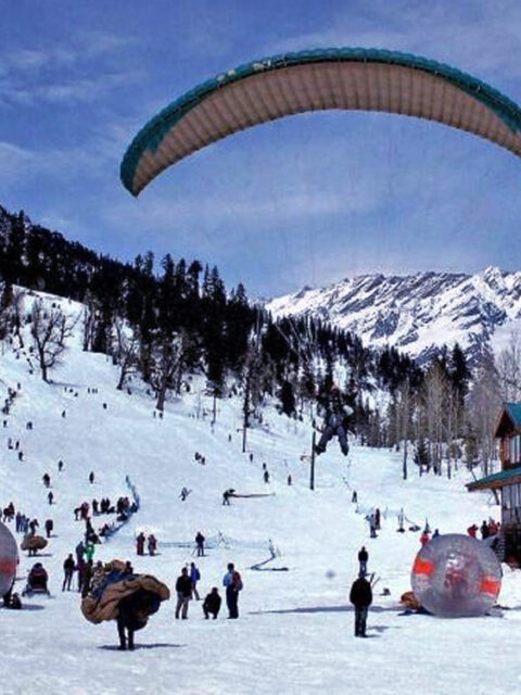 Paragliding in Solang Valley Manali