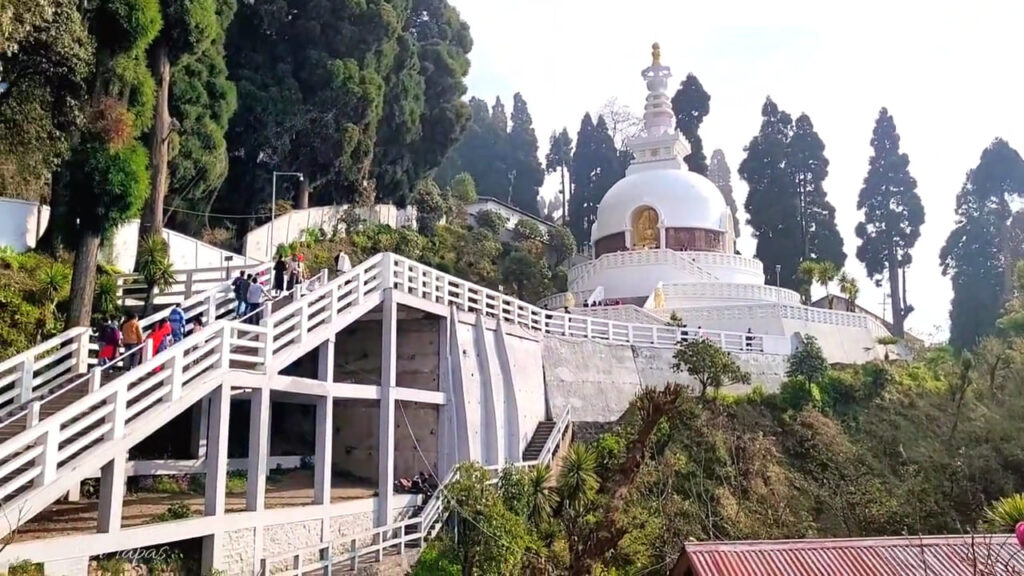Japanese Peace Pagoda in Darjeeling
