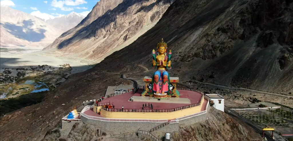 Diskit Monastery Ladakh Maitreya Budhha Statue