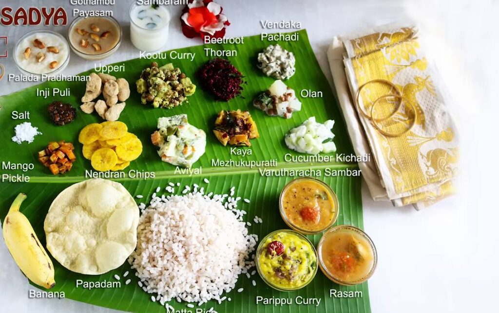 Onam Sadhya must try in kerala